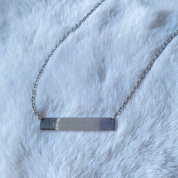 Mama stainless steel necklace
