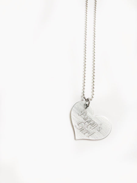 Children's Heart Necklace - Hand to Heart Jewelry