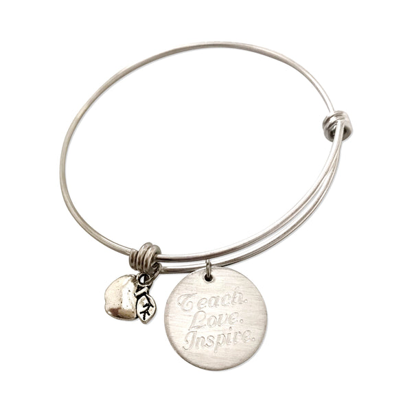 Teacher Bracelet - Teacher Gift - Limited Time Listing - Hand to Heart Jewelry