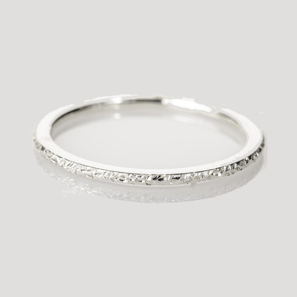 Sterling silver sparkly ring spacers - Hand to Heart Jewelry
