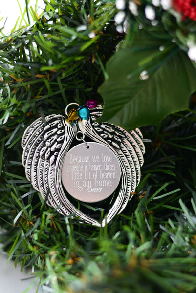 Wing Memorial Ornament - Hand to Heart Jewelry