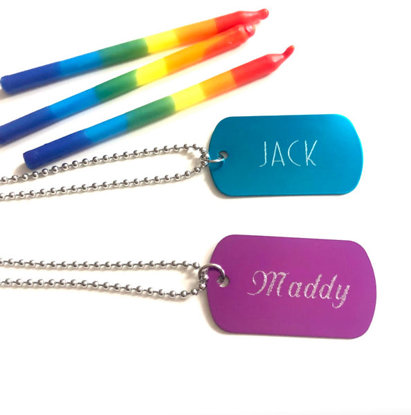 Children's Loot Bag - Dog Tag Necklaces