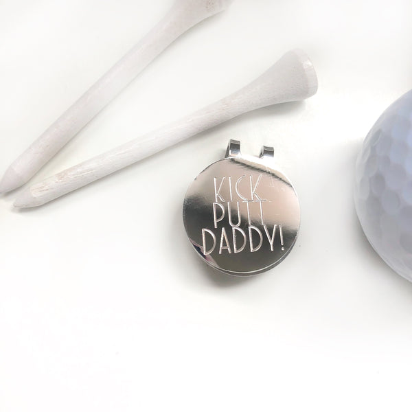 Golf Ball Marker with Clip - Hand to Heart Jewelry