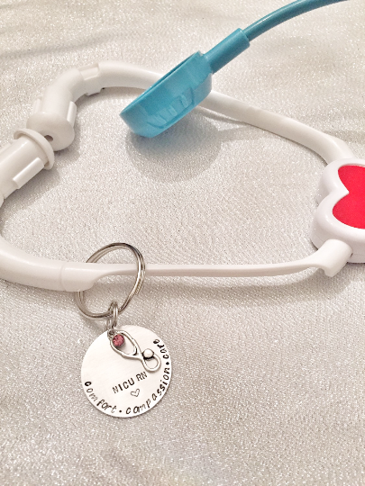 Stethoscope ID Tag - Hand to Heart Jewelry