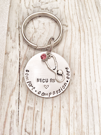 Stethoscope ID Tag - Hand to Heart Jewelry