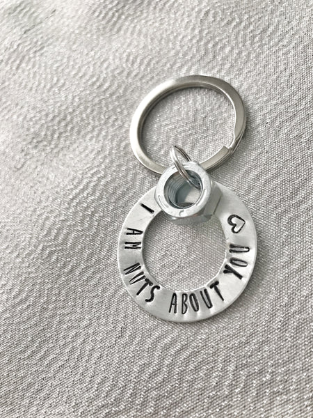 Nuts About You Keychain - Hand to Heart Jewelry