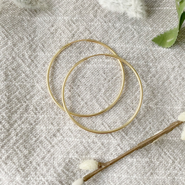 Endless Gold Hoops