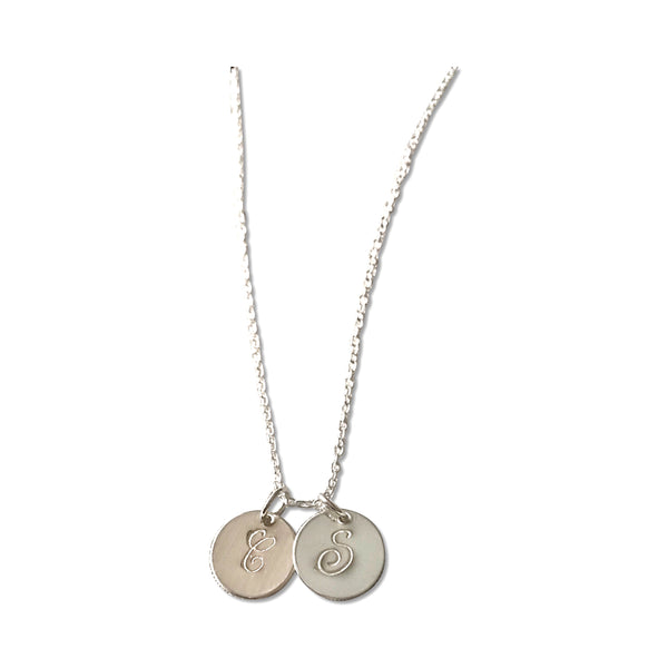Everyday Disk Necklace - Sterling Silver - Hand to Heart Jewelry