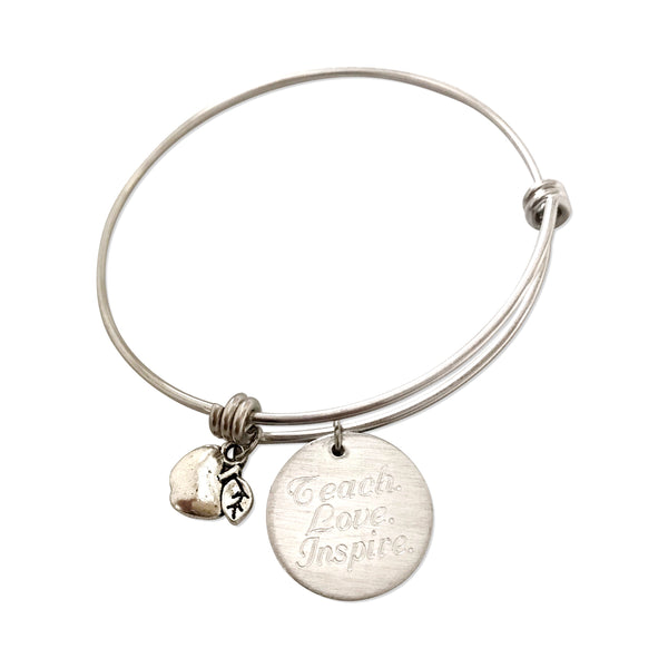 Teacher Bracelet - Teacher Gift - Limited Time Listing - Hand to Heart Jewelry