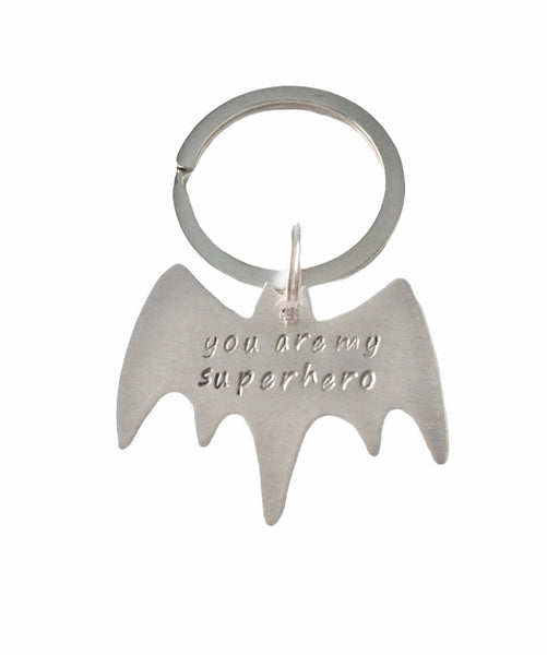 Bat Keychain - Superhero Keychain