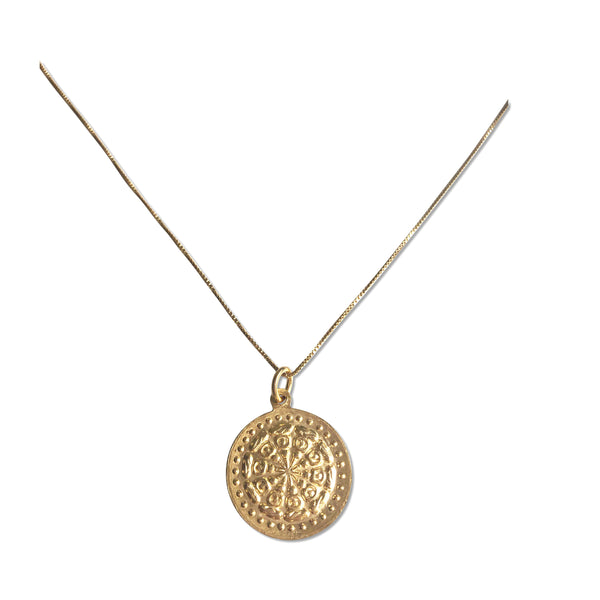 Dharma Wheel Necklace - Hand to Heart Jewelry