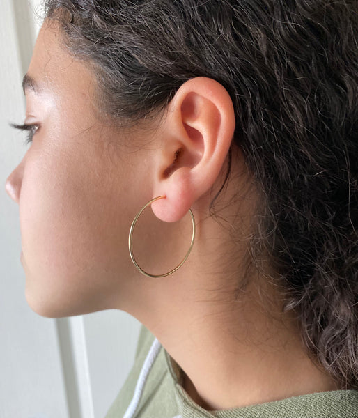Endless Gold Hoops