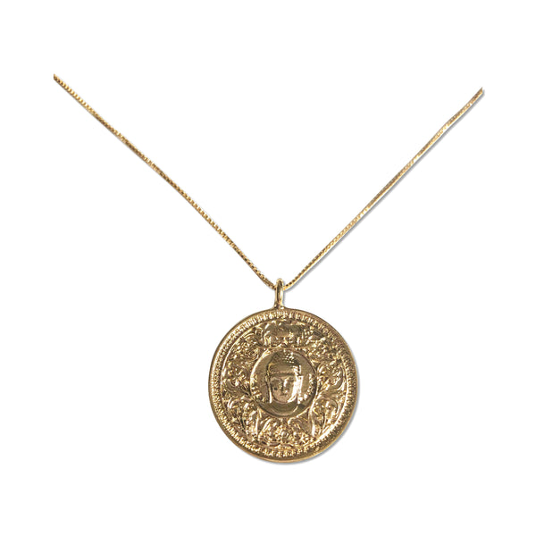 Buddha Coin Necklace - Hand to Heart Jewelry