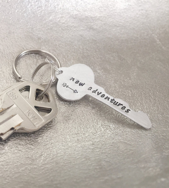 New Home Key Keychain - Hand to Heart Jewelry